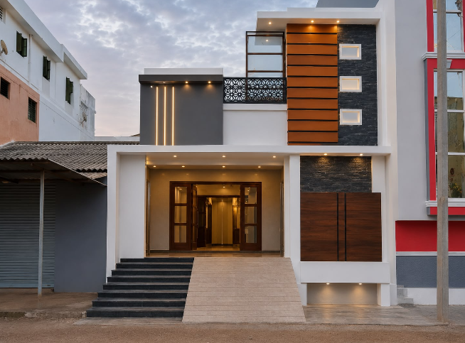 Minimal Facade Residence
